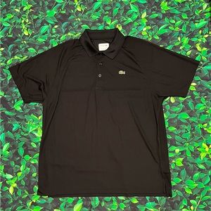 XXL Black Lacoste Polo Shirt